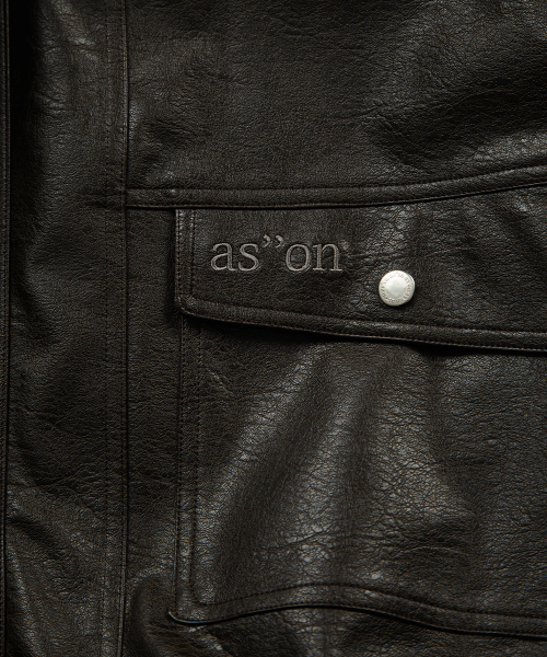 RILT LEATHER JACKET / BROWN