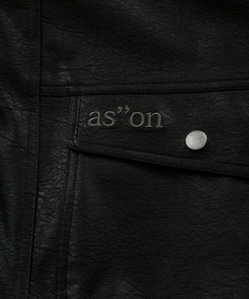 RILT LEATHER JACKET / BLACK
