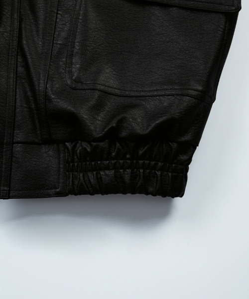 RILT LEATHER JACKET / BLACK