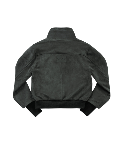 DUMBO SUEDE JACKET / CHARCOAL