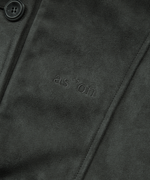 DUMBO SUEDE JACKET / CHARCOAL