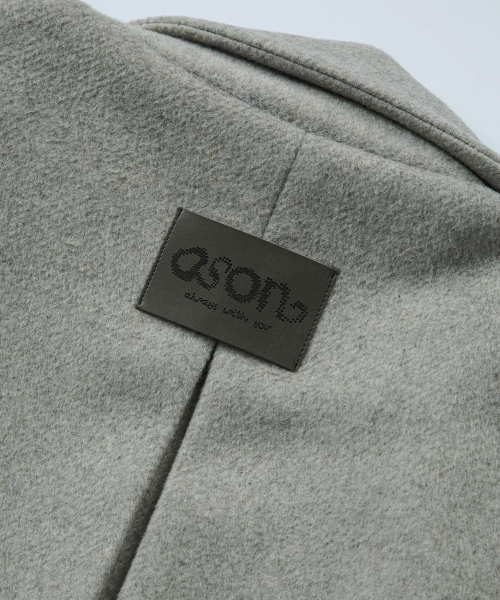 FOY BUTTON SHORT COAT / GRAY
