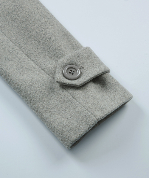 FOY BUTTON SHORT COAT / GRAY