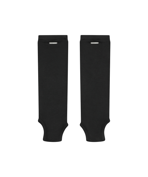 Open toe sheer knee socks BLACK