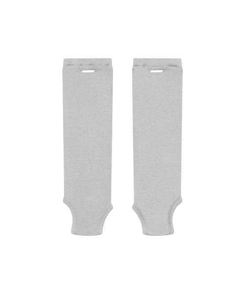Open toe sheer knee socks GREY