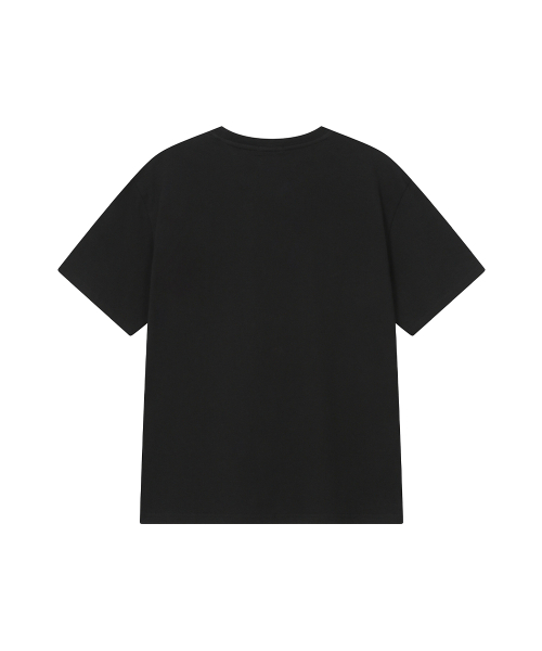 Teddy graphic short sleeve BLACK