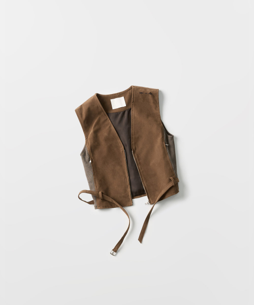 Crafted Belted Zip Vest
