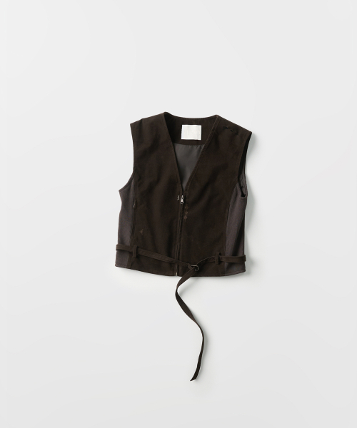 Crafted Belted Zip Vest