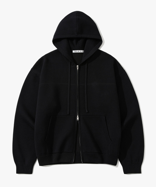 Knitted Hooded Zip-Up Set - 4 COLORS