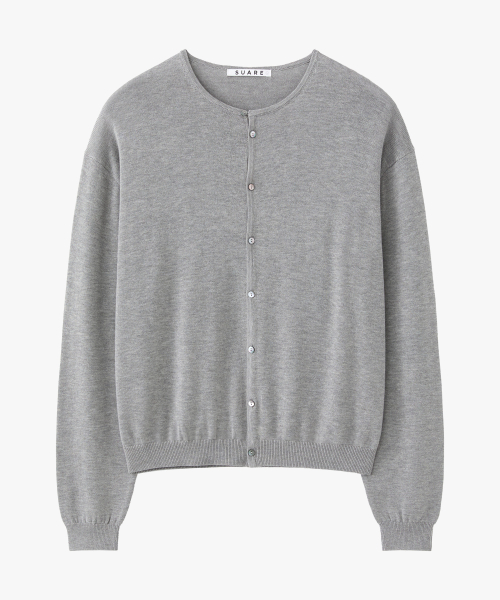 코튼 모달 미니멀 크롭 가디건 - 6 COLOR