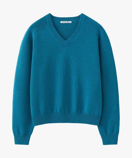 [SuareXDaily Room] Daily Cotton Saddle Crop Knit - 8 COLORS