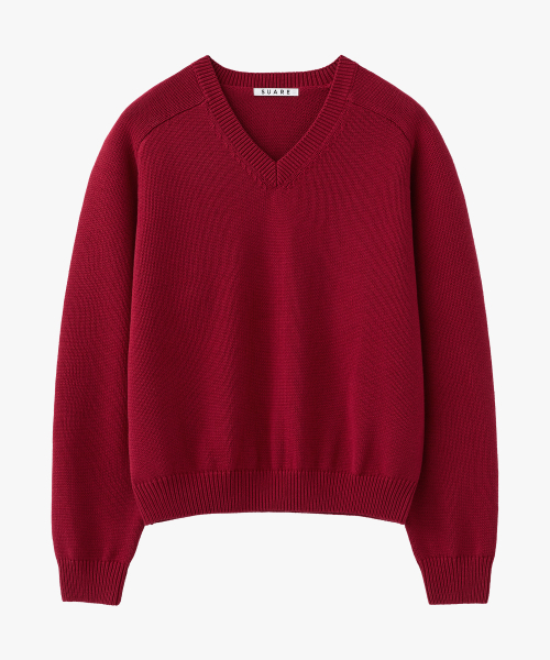 [SuareXDaily Room] Daily Cotton Saddle Crop Knit - 8 COLORS