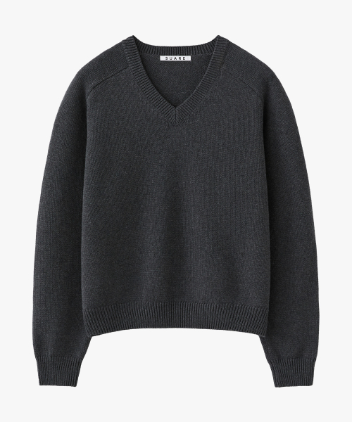 [SuareXDaily Room] Daily Cotton Saddle Crop Knit - 8 COLORS