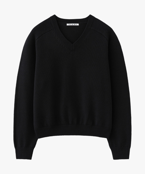[SuareXDaily Room] Daily Cotton Saddle Crop Knit - 8 COLORS