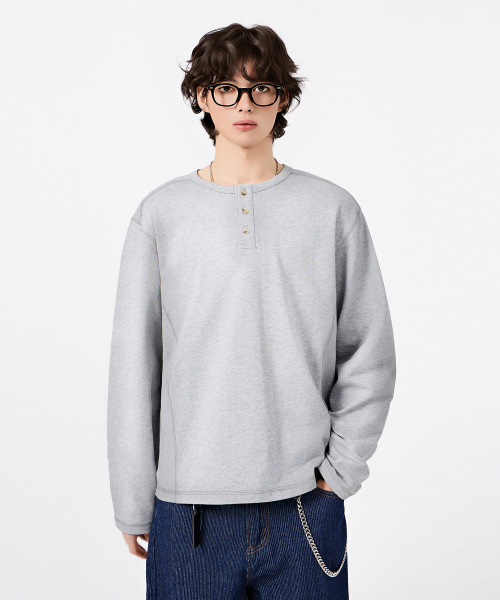 VLAD LAYERED VTG LONG SLEEVE T-SHIRT_PIGMENT CHARCOAL