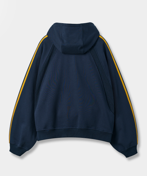 VLAD TURNOVER ARTWORK LOGO RUGBY HOODED SWEATSHIRT