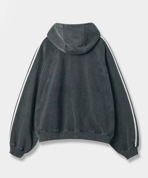 VLAD TURNOVER ARTWORK LOGO RUGBY HOODED SWEATSHIRT
