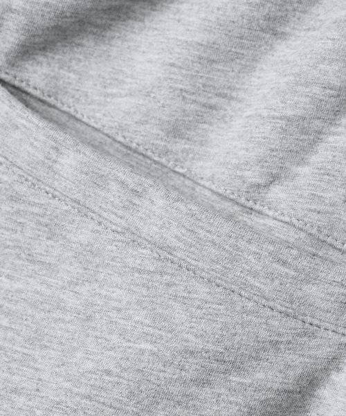 VLAD CUT-OFF APPLIQUE CURVED SWEATPANTS