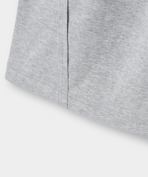 VLAD CUT-OFF APPLIQUE CURVED SWEATPANTS