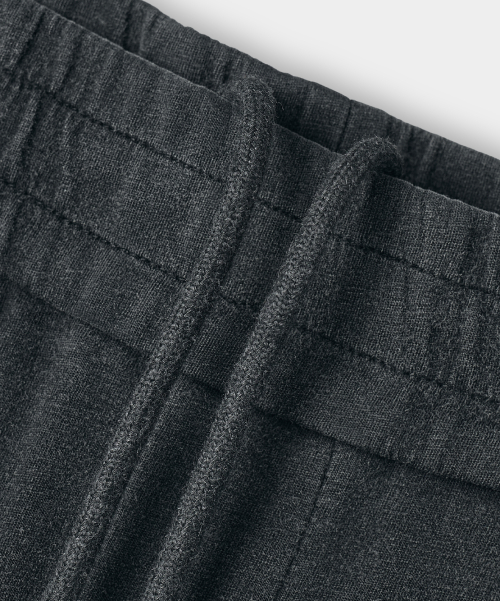 VLAD CUT-OFF APPLIQUE CURVED SWEATPANTS