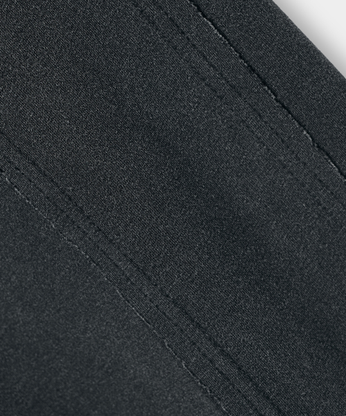 VLAD CUT-OFF APPLIQUE CURVED SWEATPANTS
