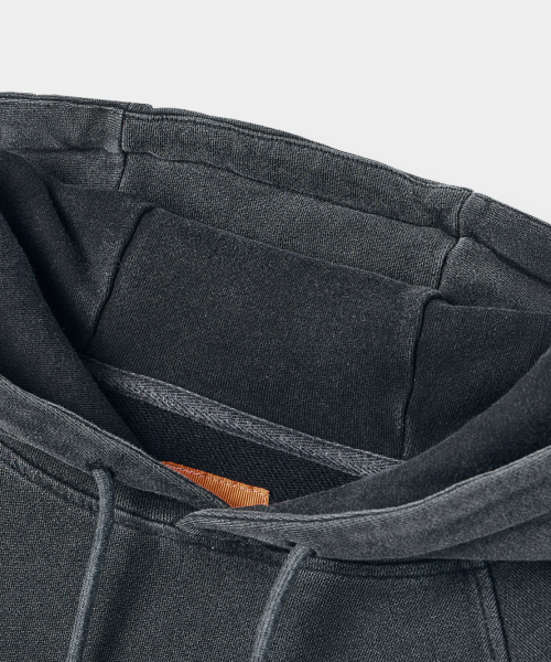 VLAD CHECK APPLIQUE HOODED SWEATSHIRT