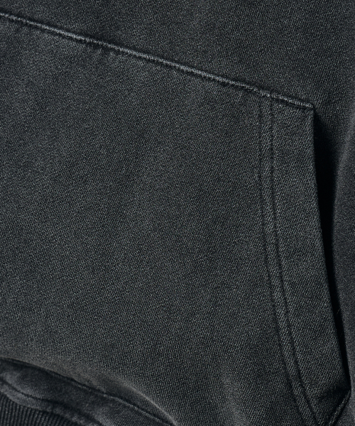 VLAD CHECK APPLIQUE HOODED SWEATSHIRT