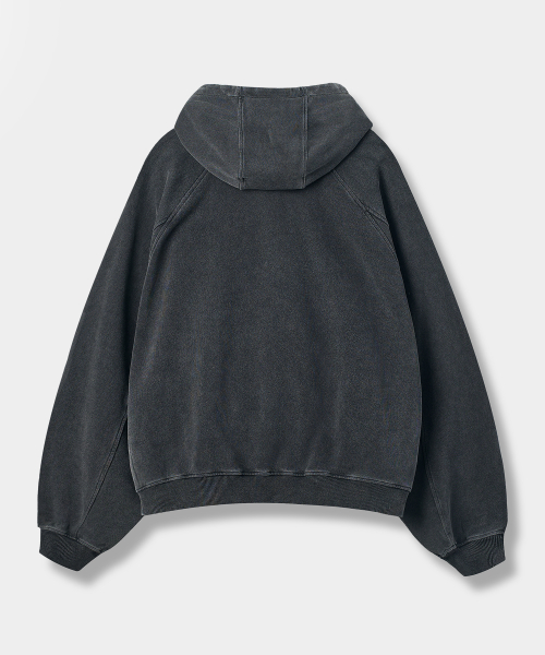 VLAD CHECK APPLIQUE HOODED SWEATSHIRT