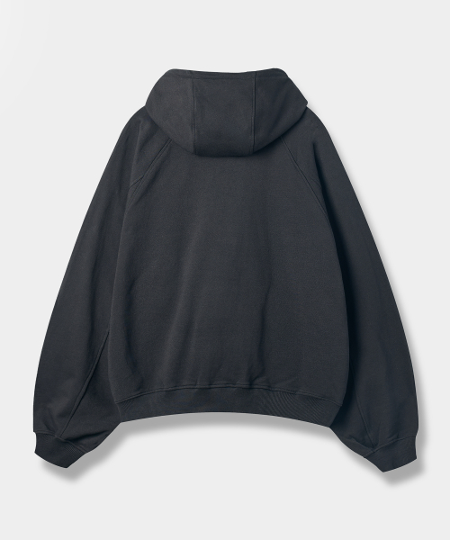 VLAD CHECK APPLIQUE HOODED SWEATSHIRT