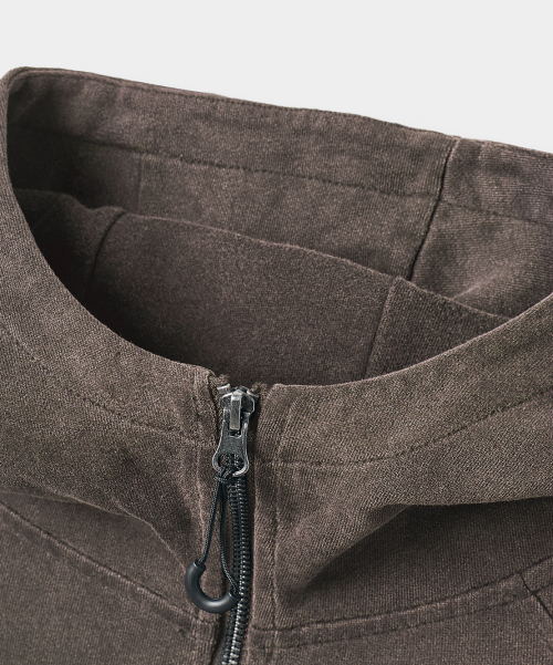 BALACLAVA SLASH HOOD ZIP-UP