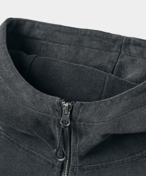 BALACLAVA SLASH HOOD ZIP-UP