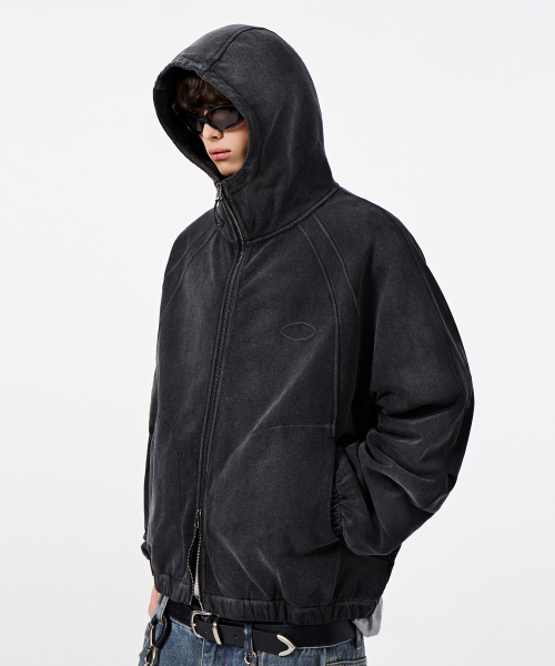 BALACLAVA SLASH HOOD ZIP-UP