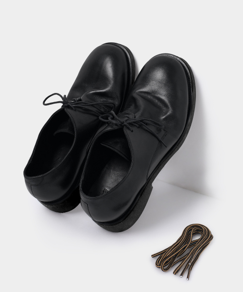 ©EVERYONE’S COWHIDE WASHED DERBY SHOES