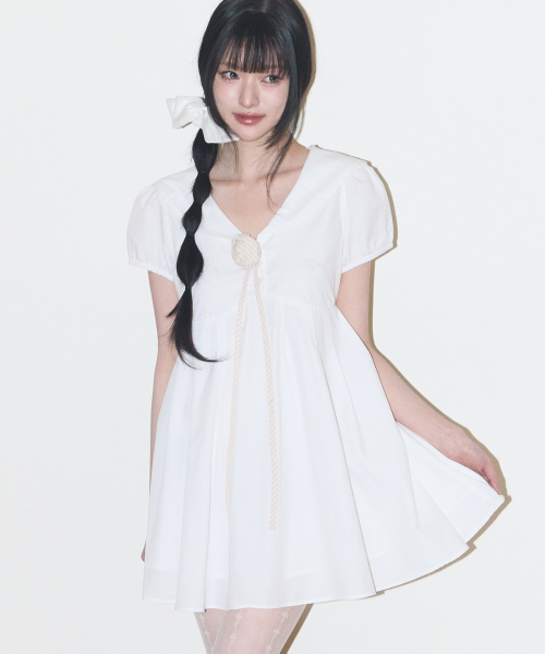 SAILOR COLLAR ONE-PIECE WHITE