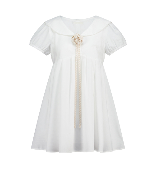 SAILOR COLLAR ONE-PIECE WHITE