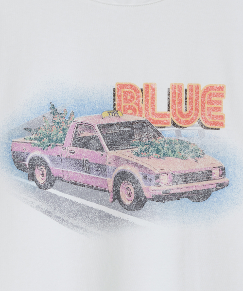Blue Ride Top [White]