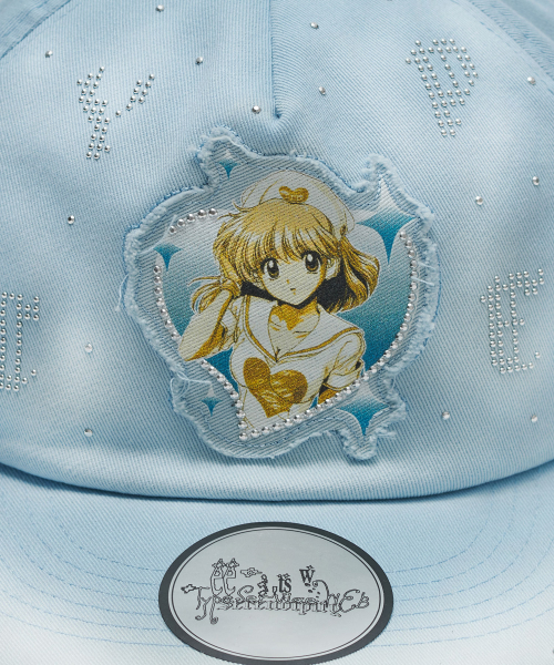 Girl Hotfix Washed Cap [Blue]