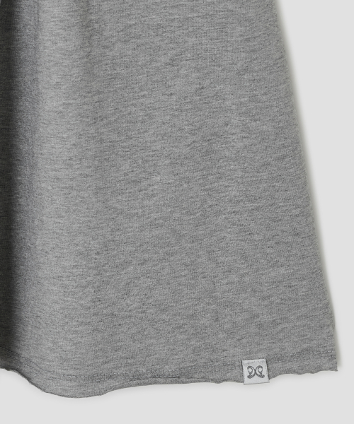 Gathered Shirring Top [Gray]