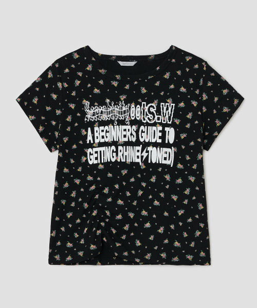 Cinched Silhouette Top [Black]