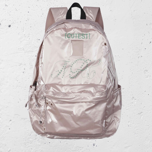 NPC Metallic Backpack Pink