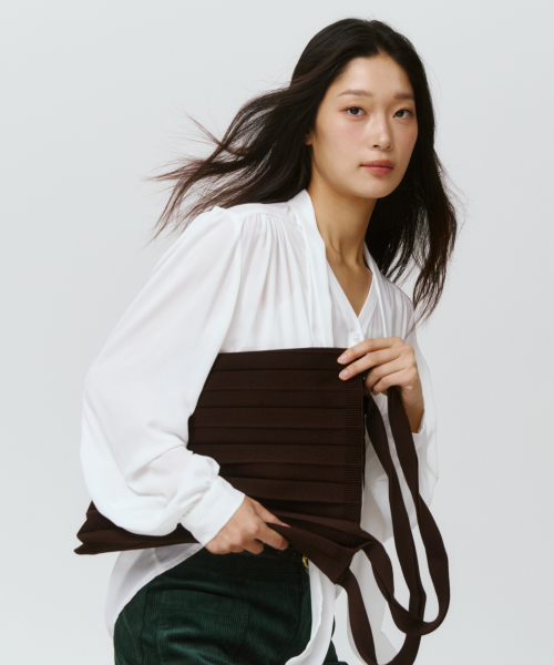 뉴숄더백 딥브라운