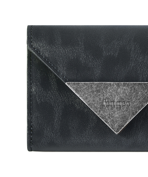 MATT TRIANGLE WALLET - LEOPARD NAVY