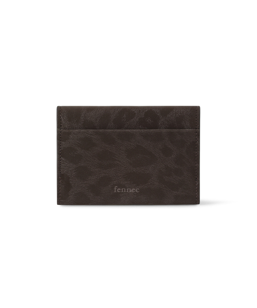 TRIANGLE NAME POCKET - LEOPARD BROWN