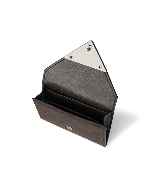 TRIANGLE NAME POCKET - LEOPARD BROWN