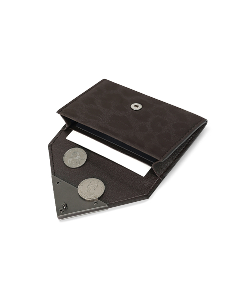 TRIANGLE NAME POCKET - LEOPARD BROWN