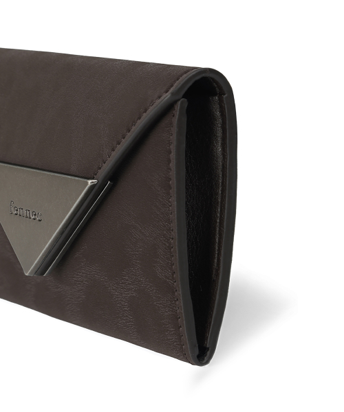 TRIANGLE NAME POCKET - LEOPARD BROWN