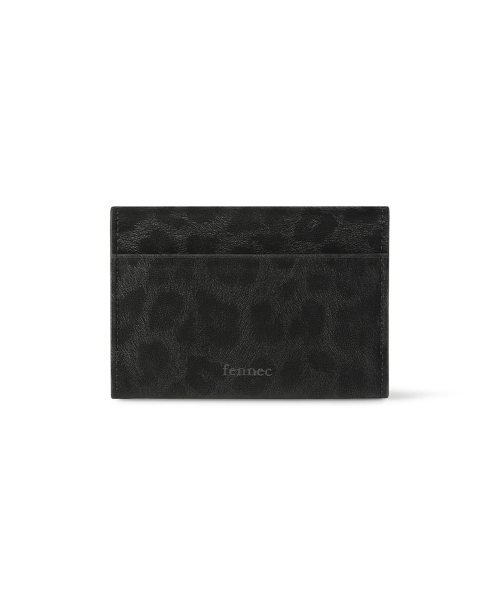 TRIANGLE NAME POCKET - LEOPARD BLACK