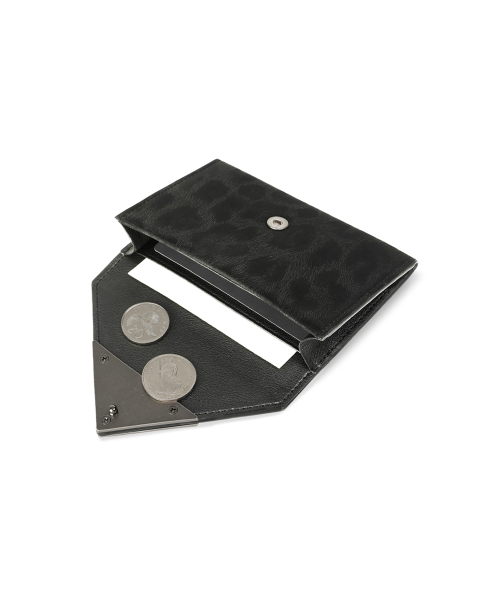 TRIANGLE NAME POCKET - LEOPARD BLACK