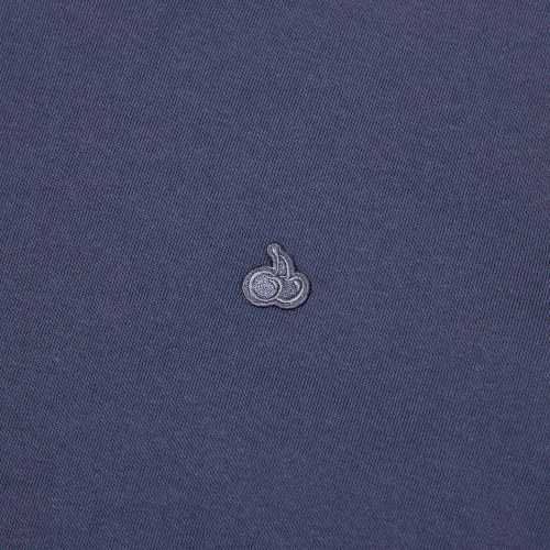 PLAIN SLIM-FIT T-SHIRT(DEEP BLUE)