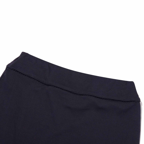 DOT INNER PANTS LAYERED SKIRT(DARK NAVY)